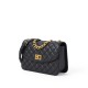 Charles Keith Chain Shoulder Bag Diamond Bag Black